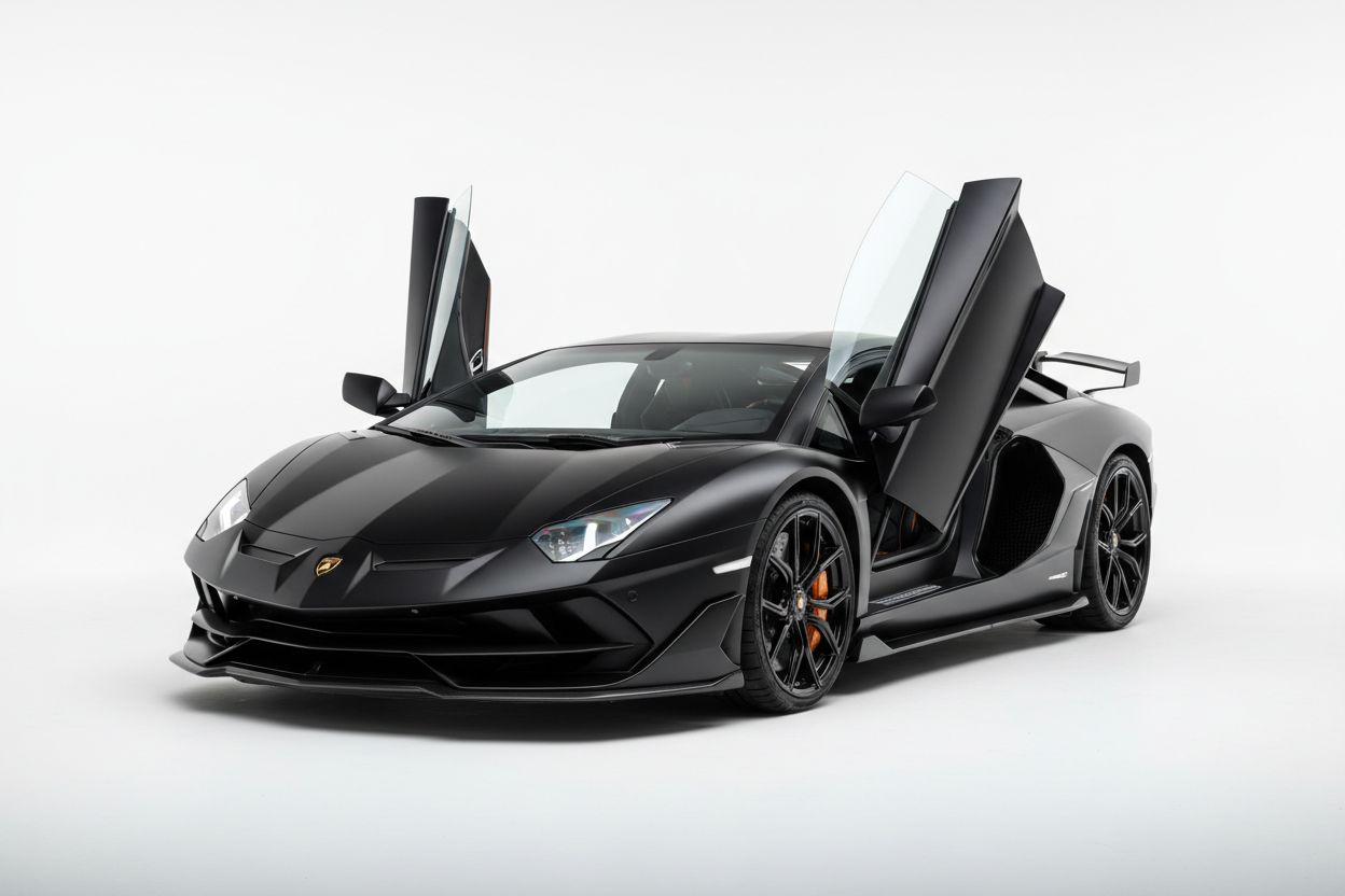 🖤 Supercar Black Edition – Portes Verticales – Ultra Exclusive