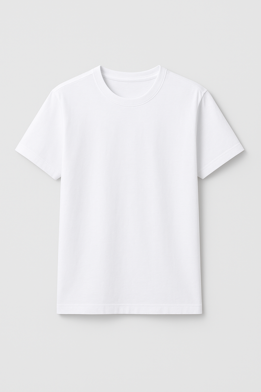 T-shirt Basique Unisexe – Blanc