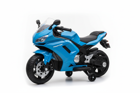 Moto Électrique Kids – Power Ride 12V (Bleue)